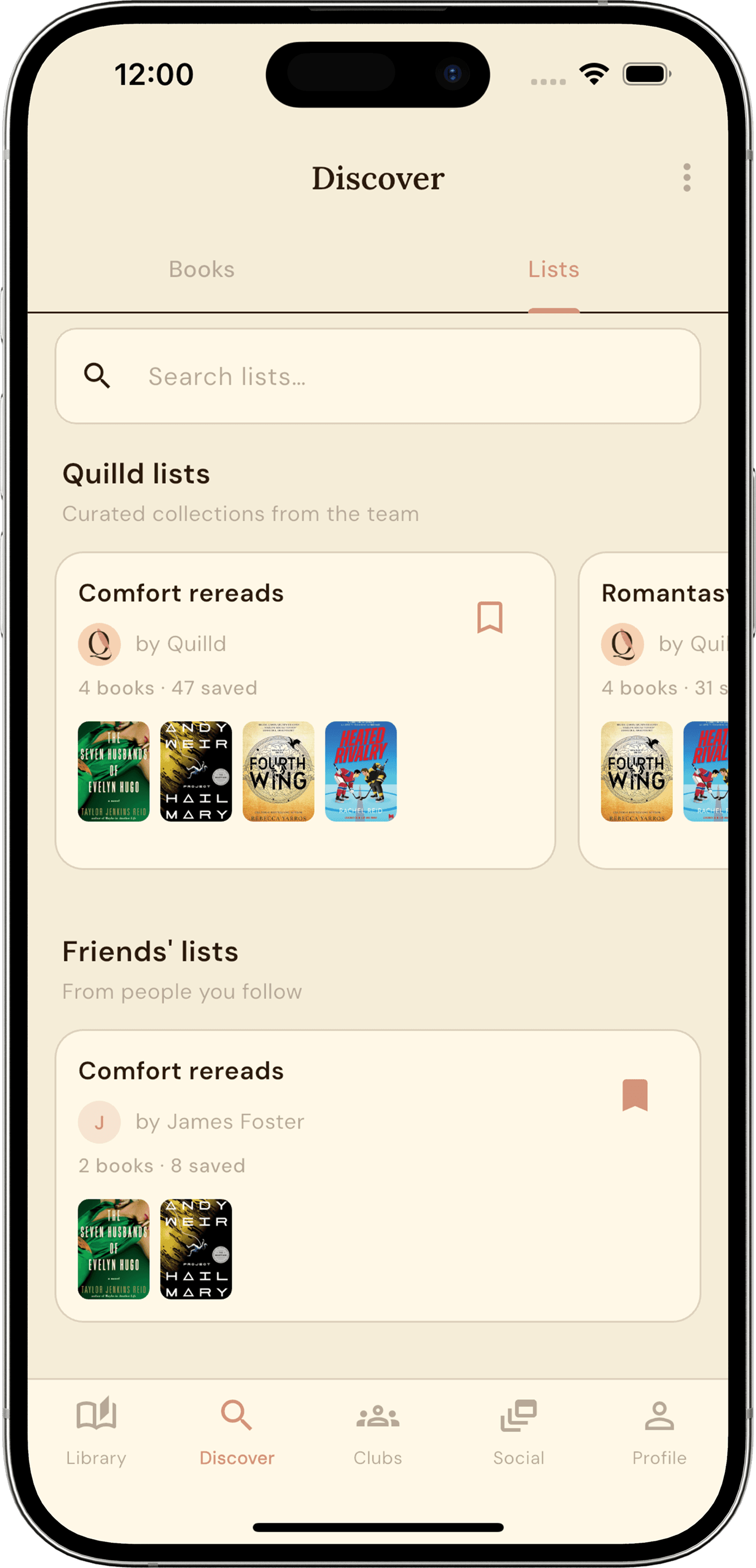 Quilld reading companion app